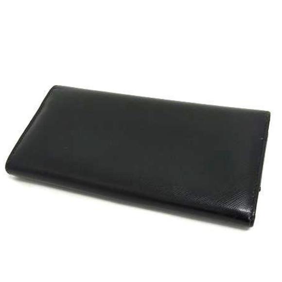 Salvatore Ferragamo Vara Ribbon Flap Wallet, Size 22, C127, Black Leather, Wo...